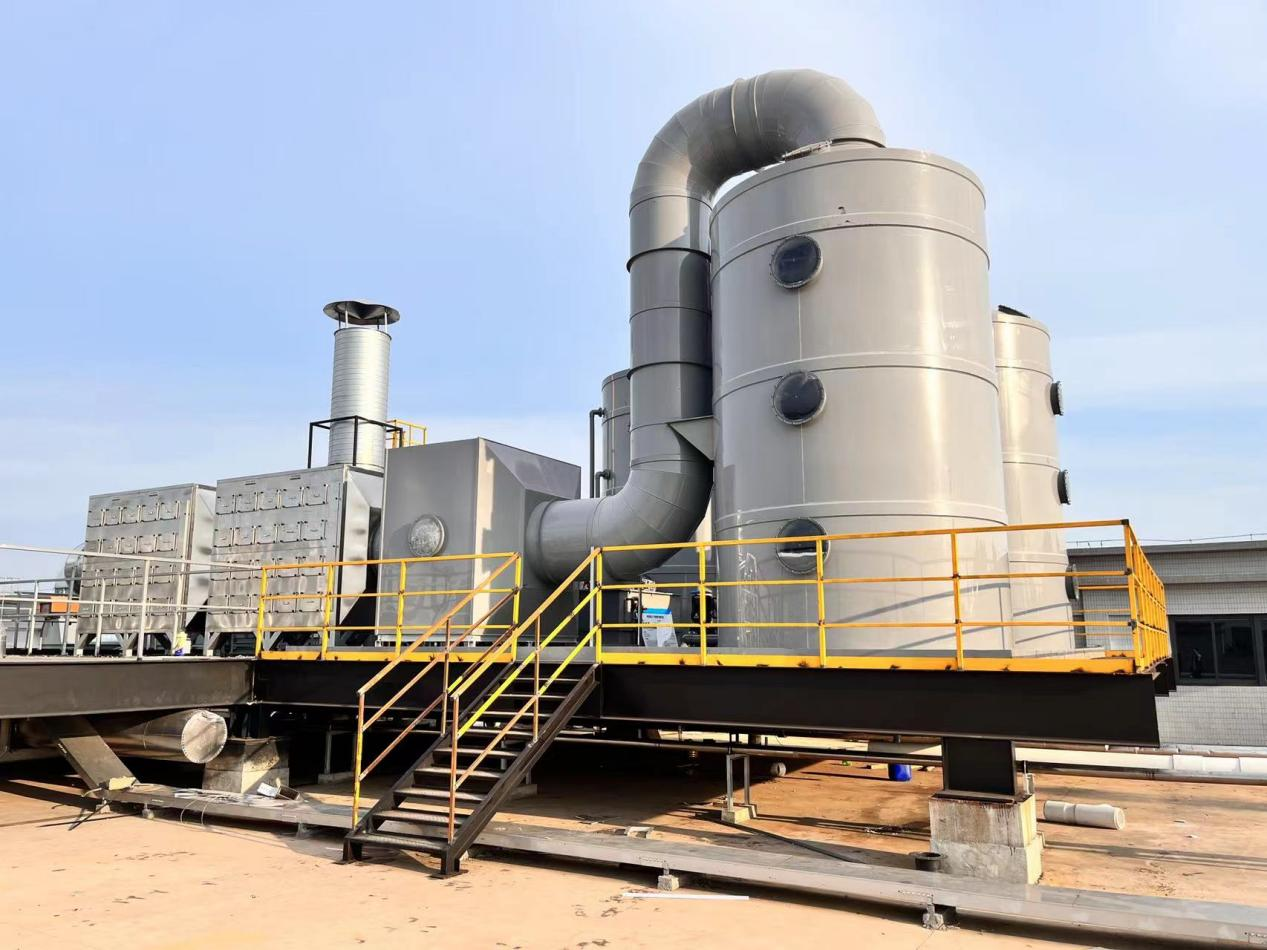 引领绿色制造&mdash;&mdash;我司建设某废气处理项目圆满竣工